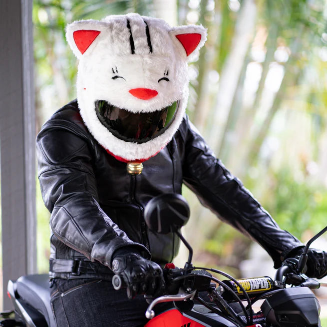 Motorcycle Helmet Cover - Lucky Cat