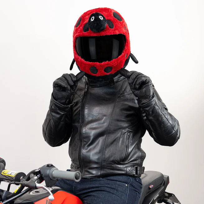 Motorcycle Helmet Cover - Ladybug