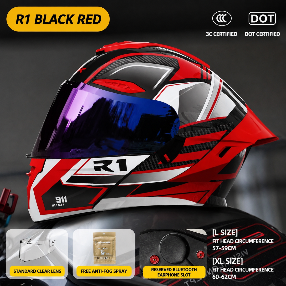 Sport Modular Motorcycle Helmet -H27