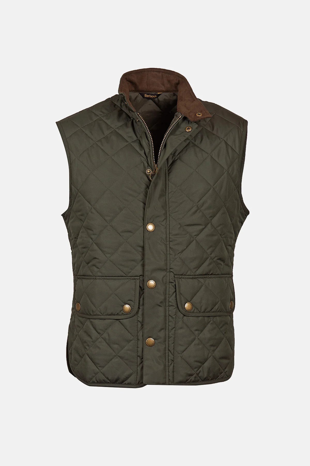 Classic Gilet with zip - SAGE