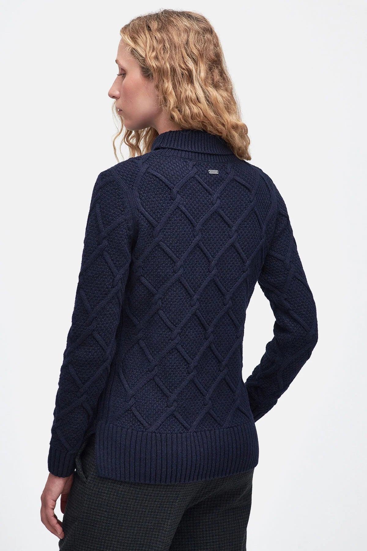 Burne Knit Sweatshirt - NAVY