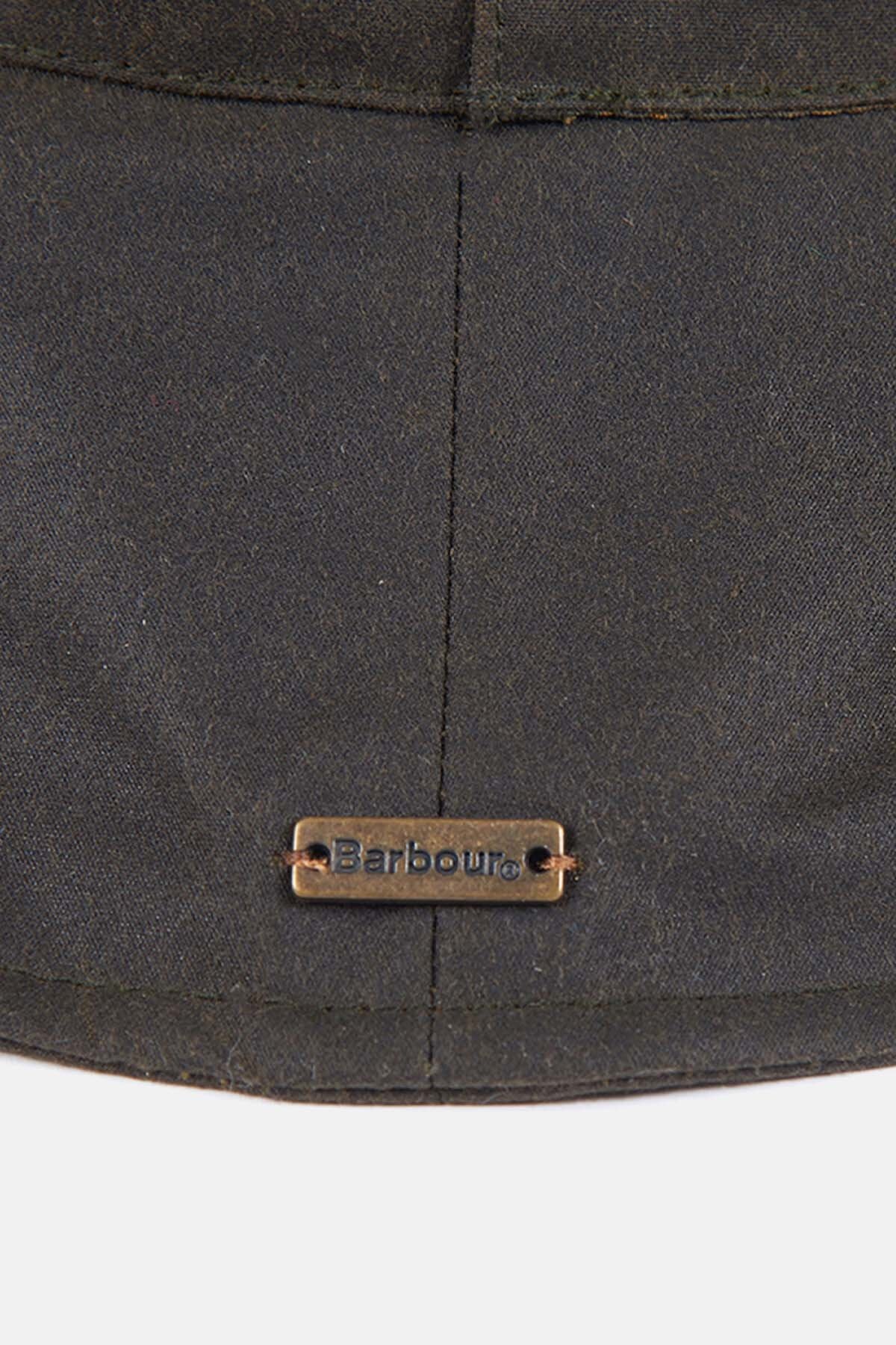 Waxeded Cotton Hat - OLIVE