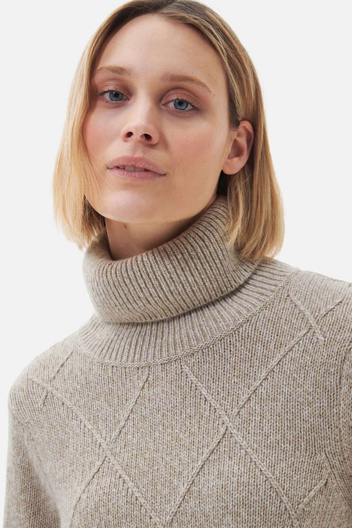 Laverne Knitted Jumper - LT FAWN