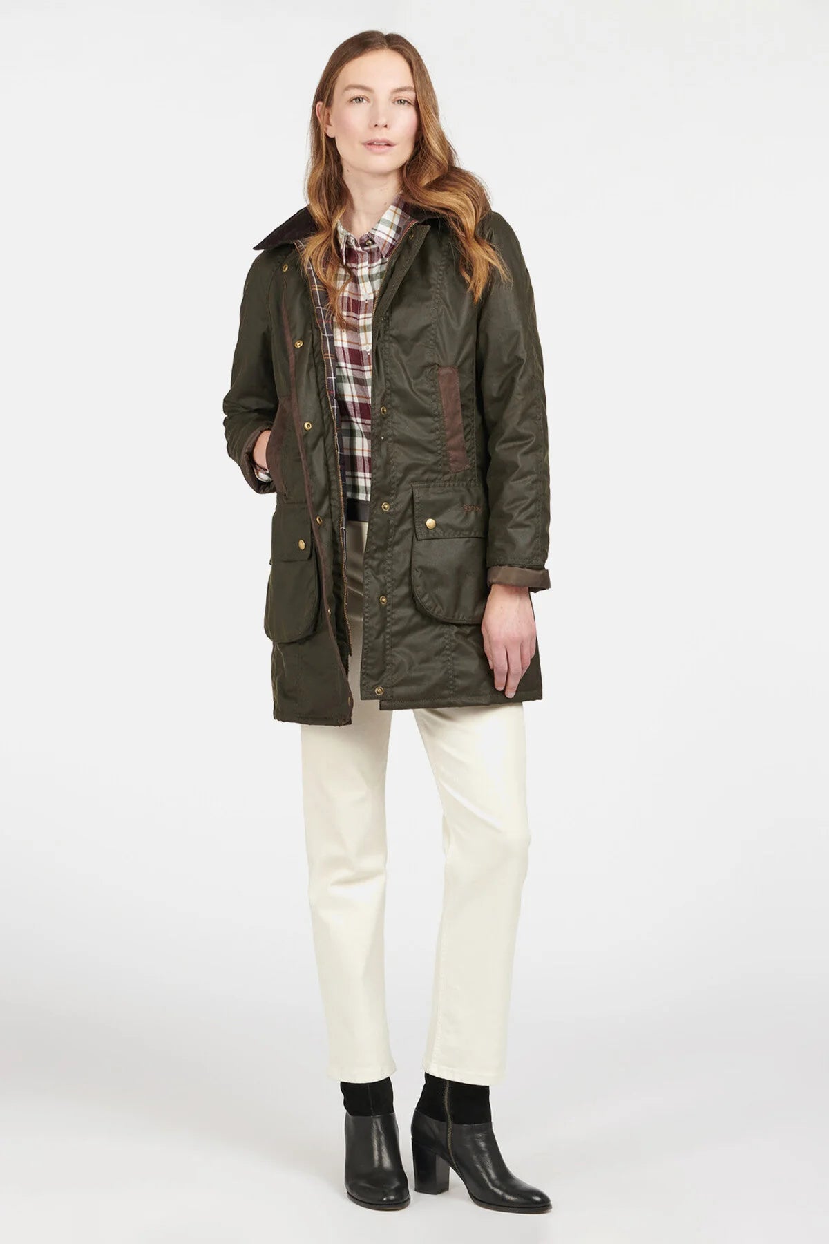 Bower Wax Jacket - OLIVE/CLASSIC