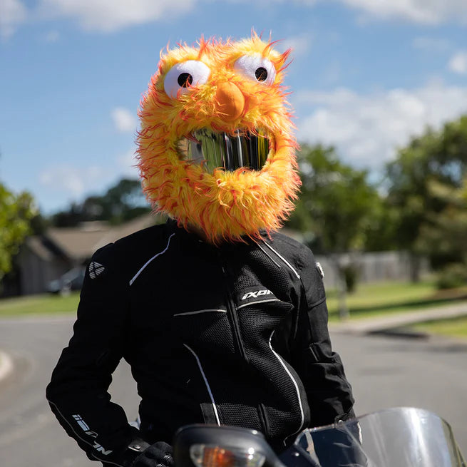 Motorcycle Helmet Cover - Red, Orange And Yellow