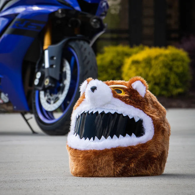 Motorcycle Helmet Cover - Bear