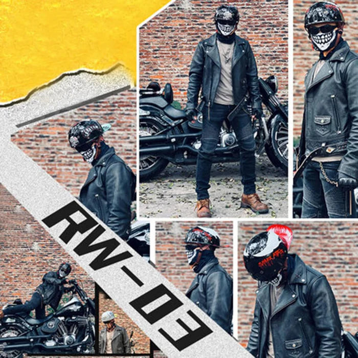 DOT Baseball Style Motorcycle Helmet-H10