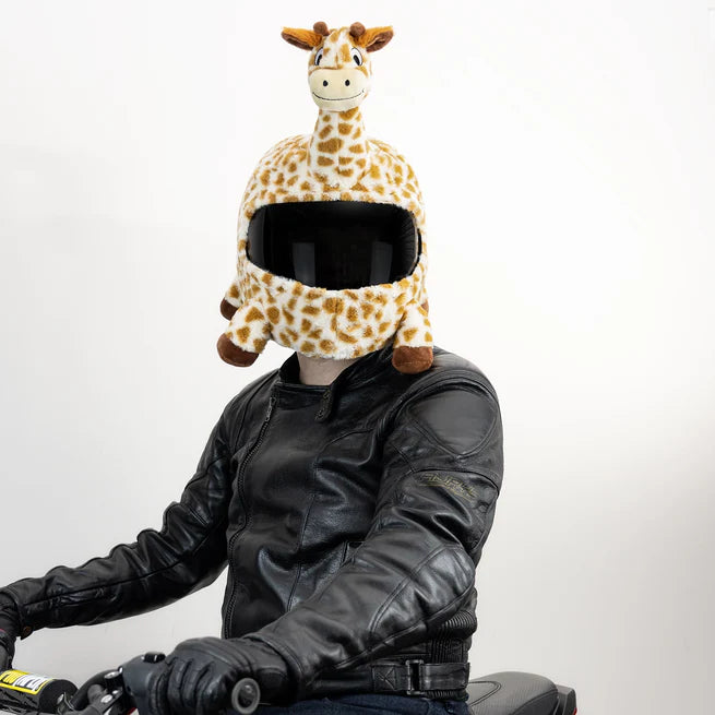 Motorcycle Helmet Cover - Giraffe