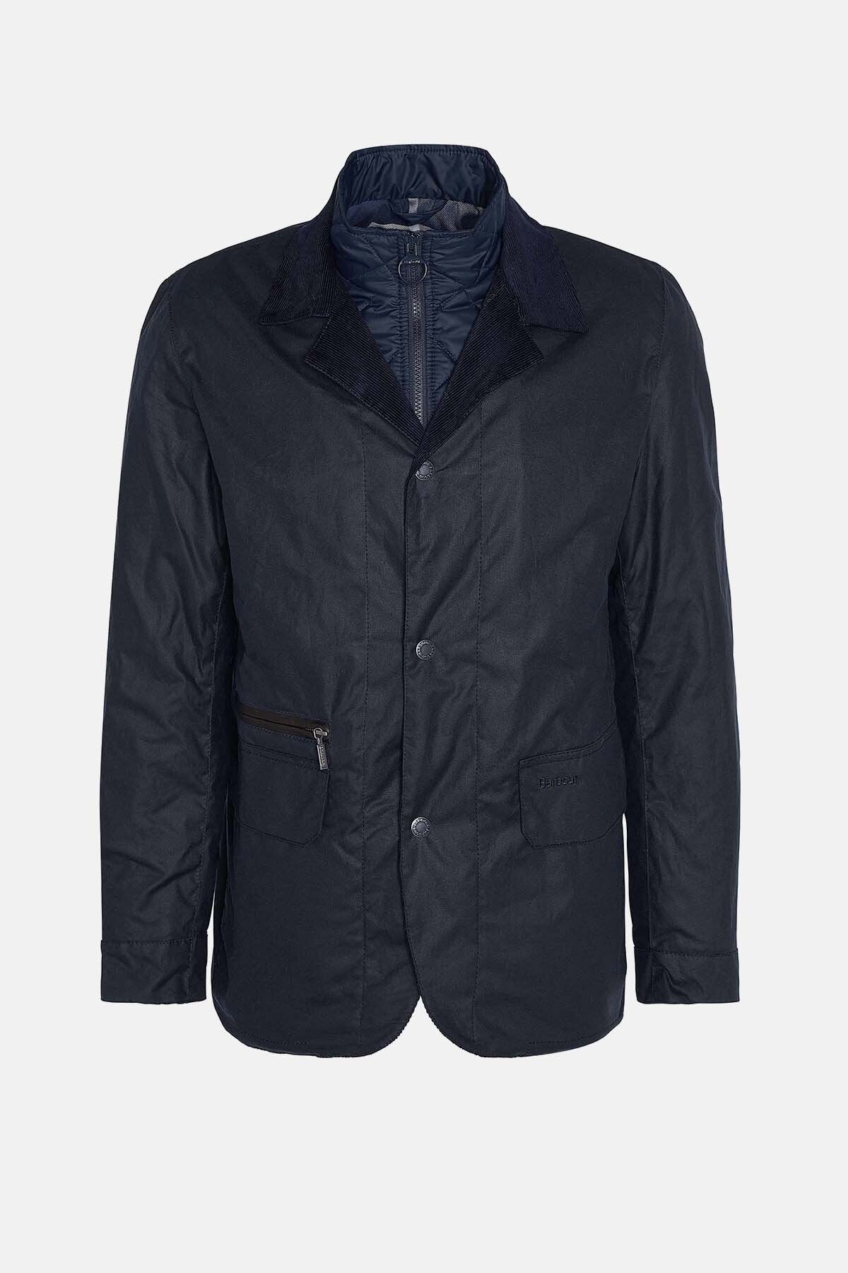 Craster Waxed Jacket - NAVY