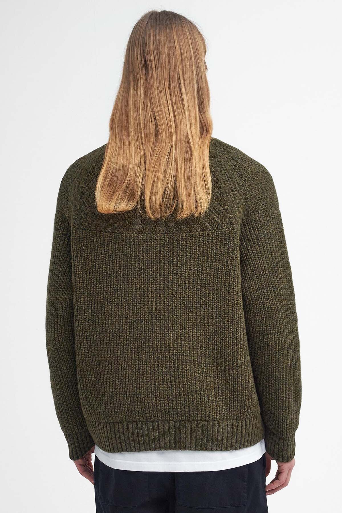 Gansey Oversized Crew Neck Jumper - SAGE MIX