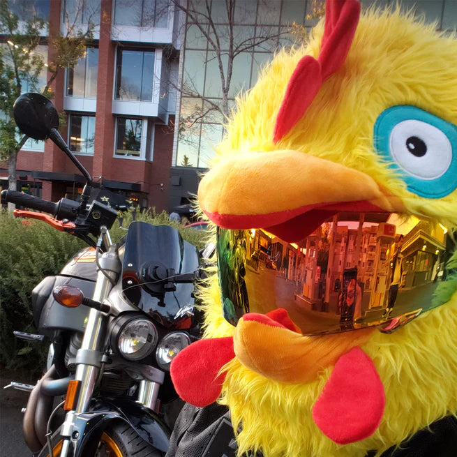 Motorcycle Helmet Cover - Chicken