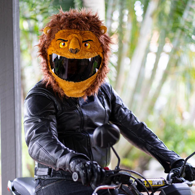 Motorcycle Helmet Cover - Lion