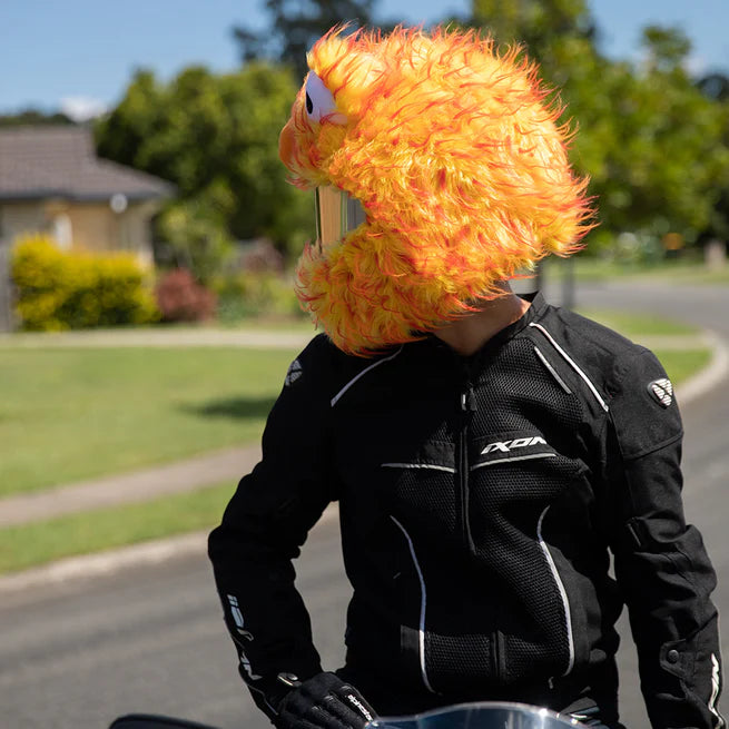 Motorcycle Helmet Cover - Red, Orange And Yellow
