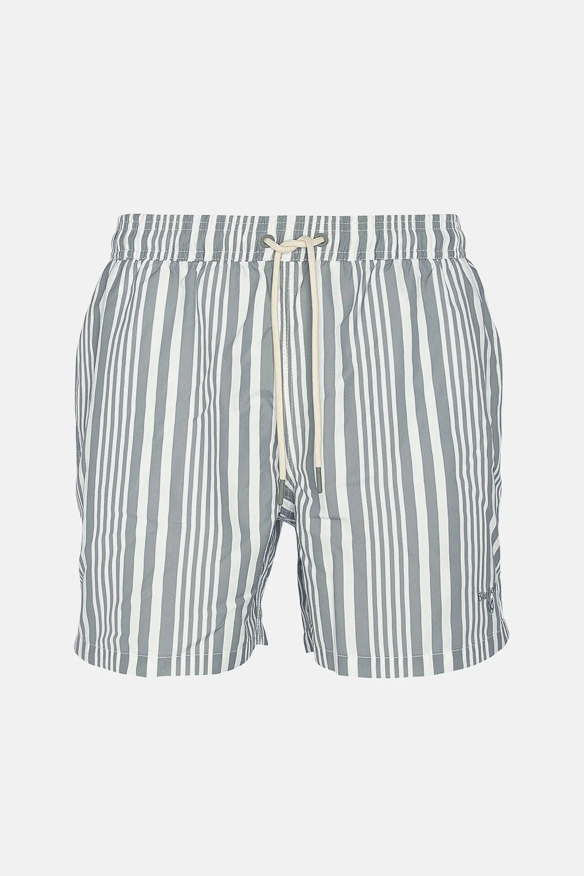 Decklam Striped Swim Shorts - FOREST FOG