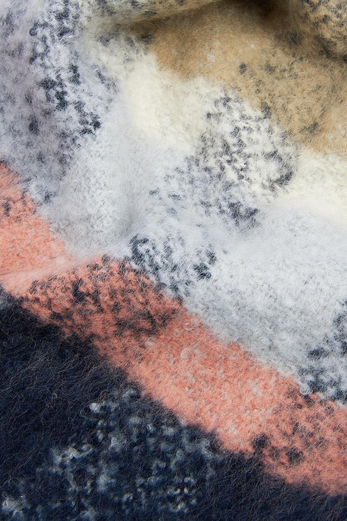 Rawson Check Scarf - NAVY/PINK RUST