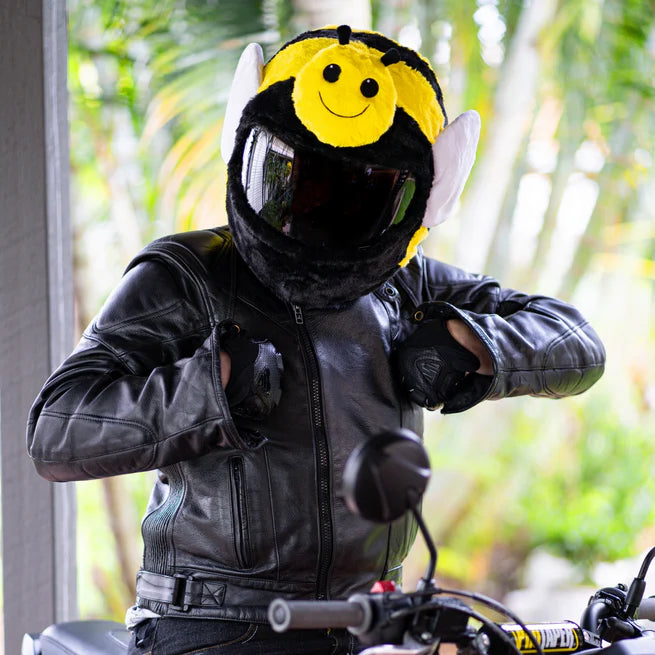 Motorcycle Helmet Cover - Bumble Bee
