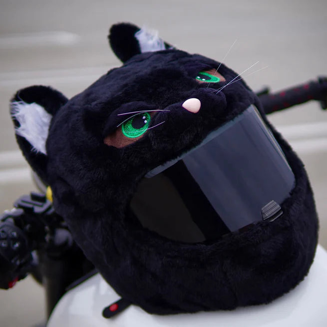 Motorcycle Helmet Cover - Cat