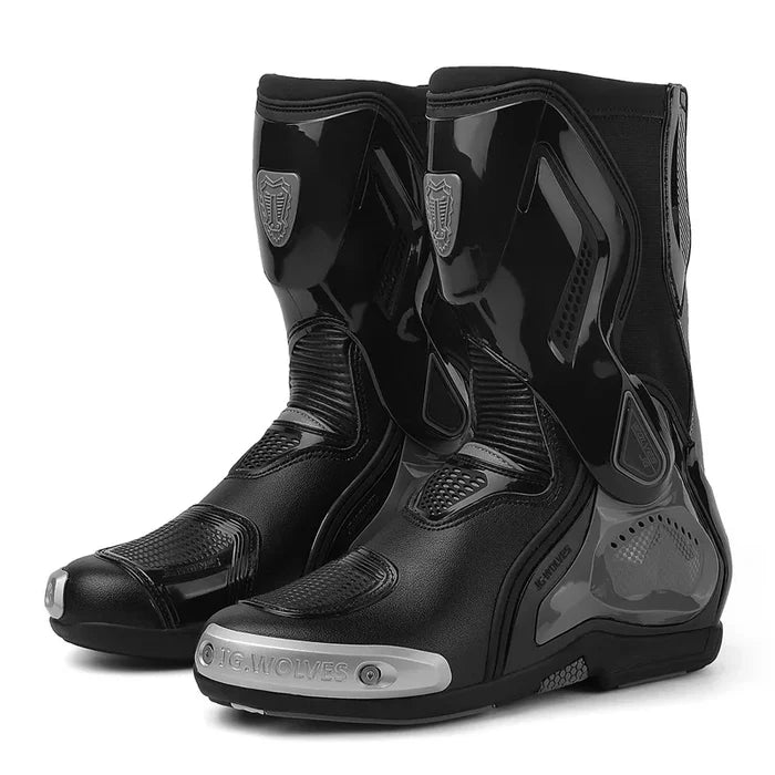 Anti-collision road breathable motorcycle riding boots-B03