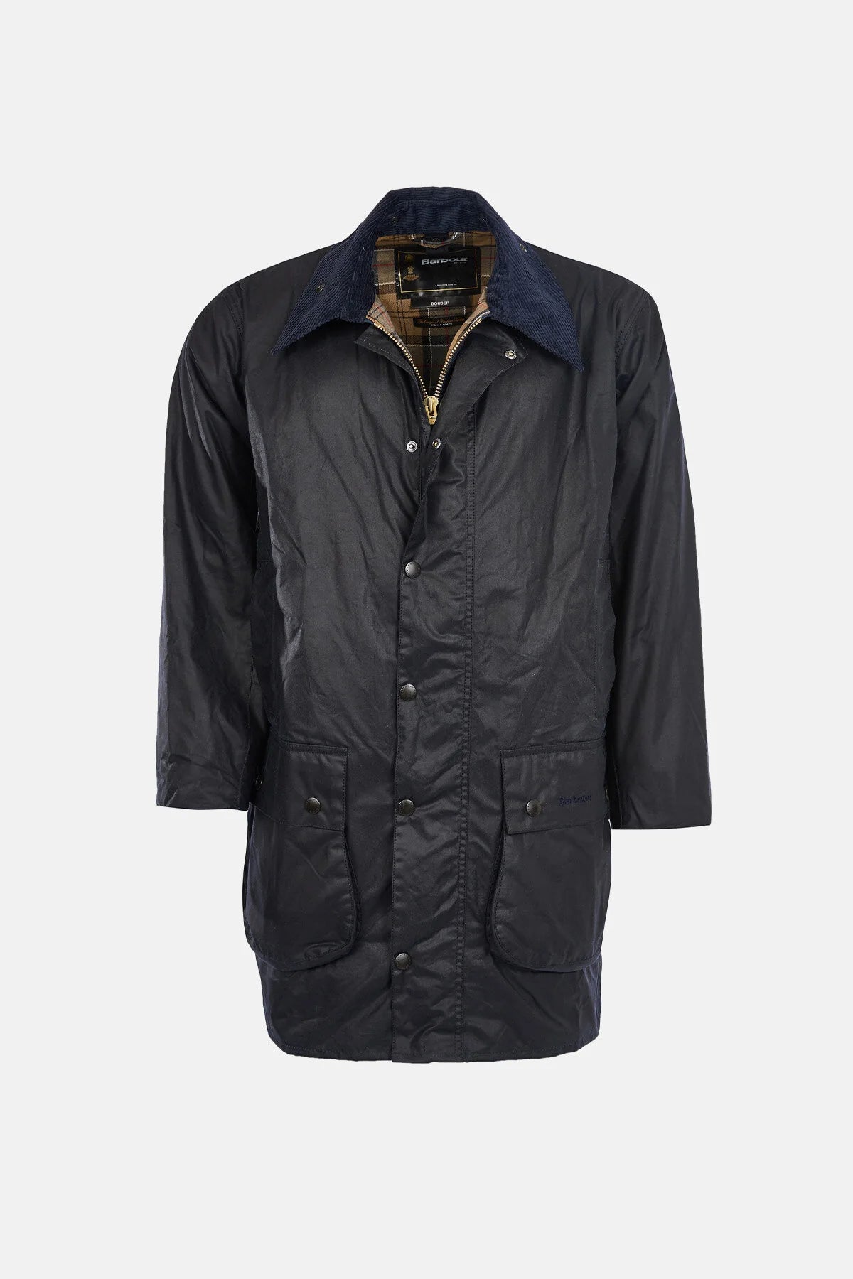 Border Wax Jacket - NAVY