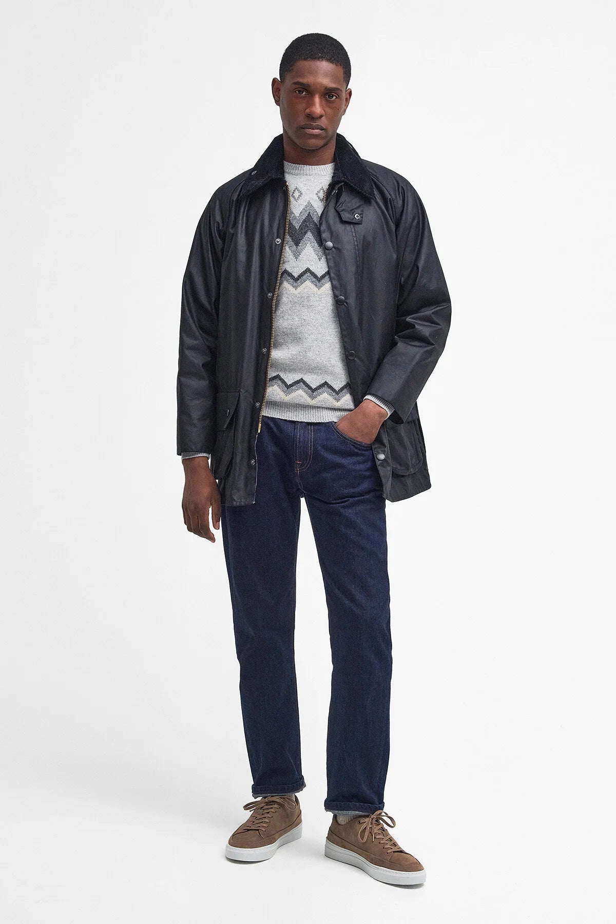 Beaufort Waxed Jacket - BLACK