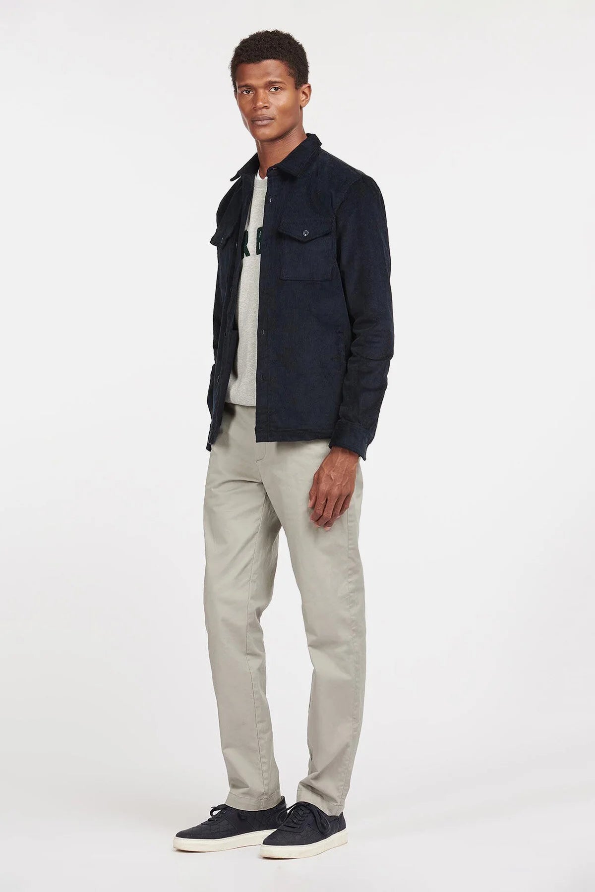 Cord Overshirt - NAVY