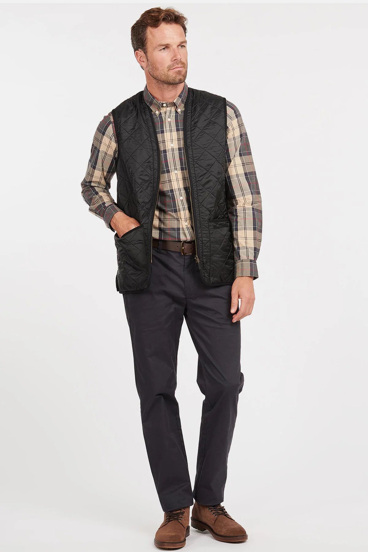 Polarquilt Waistcoat/Zip-In Liner - BLACK