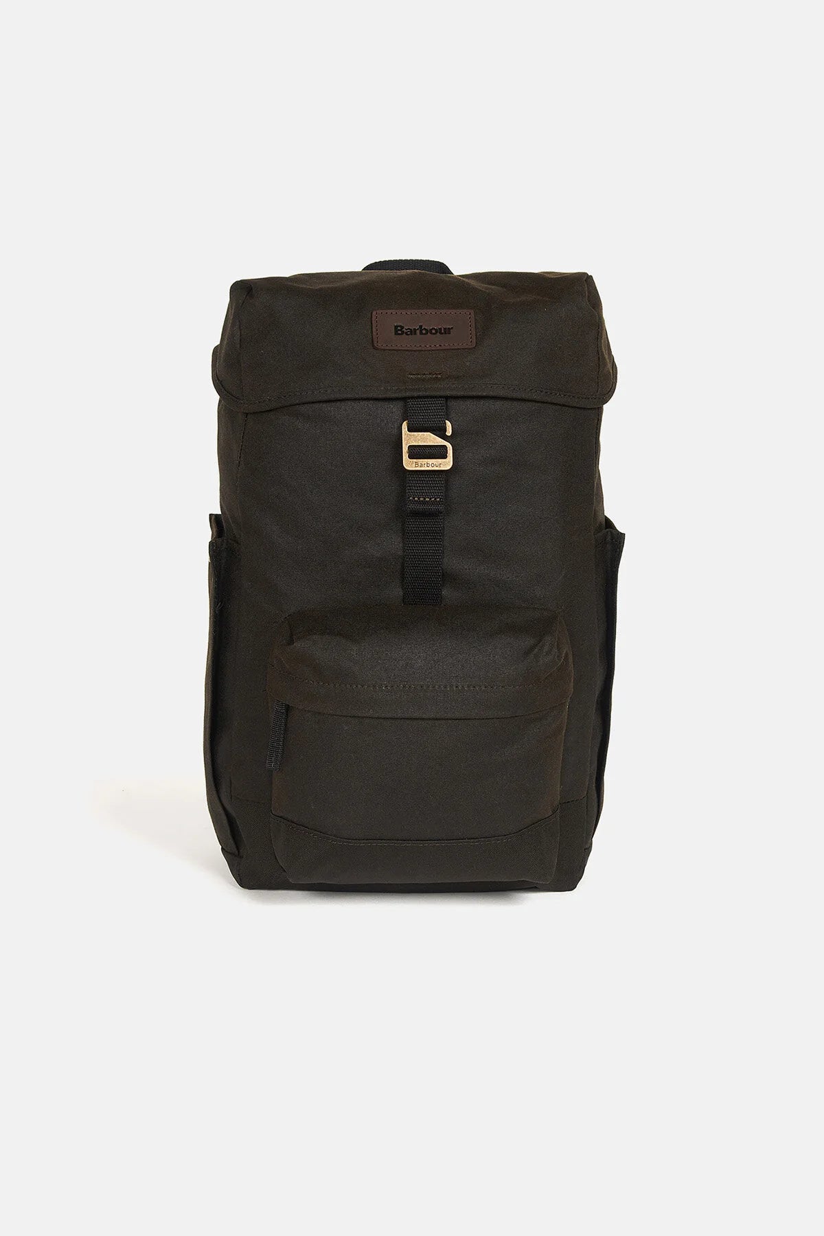 Waxed Cotton Backpack - OLIVE