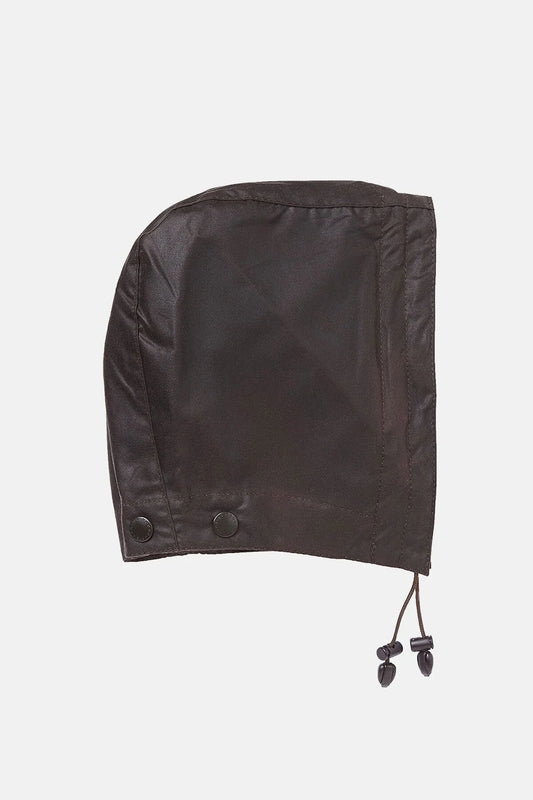 Waxed Cotton Hood - RUSTIC