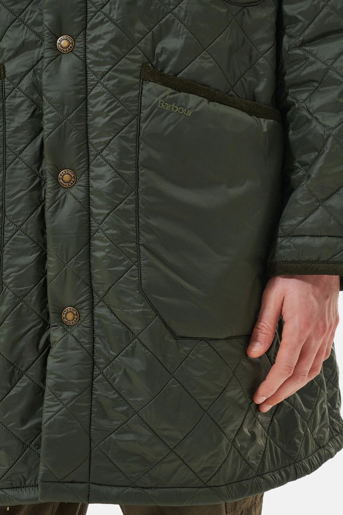 Overnight Polar Quilted Parka Jacket - OLIVE