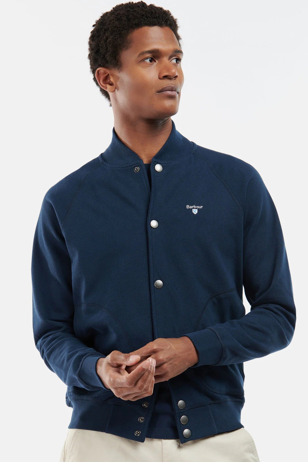 Whitewell Button Cardigan - NAVY