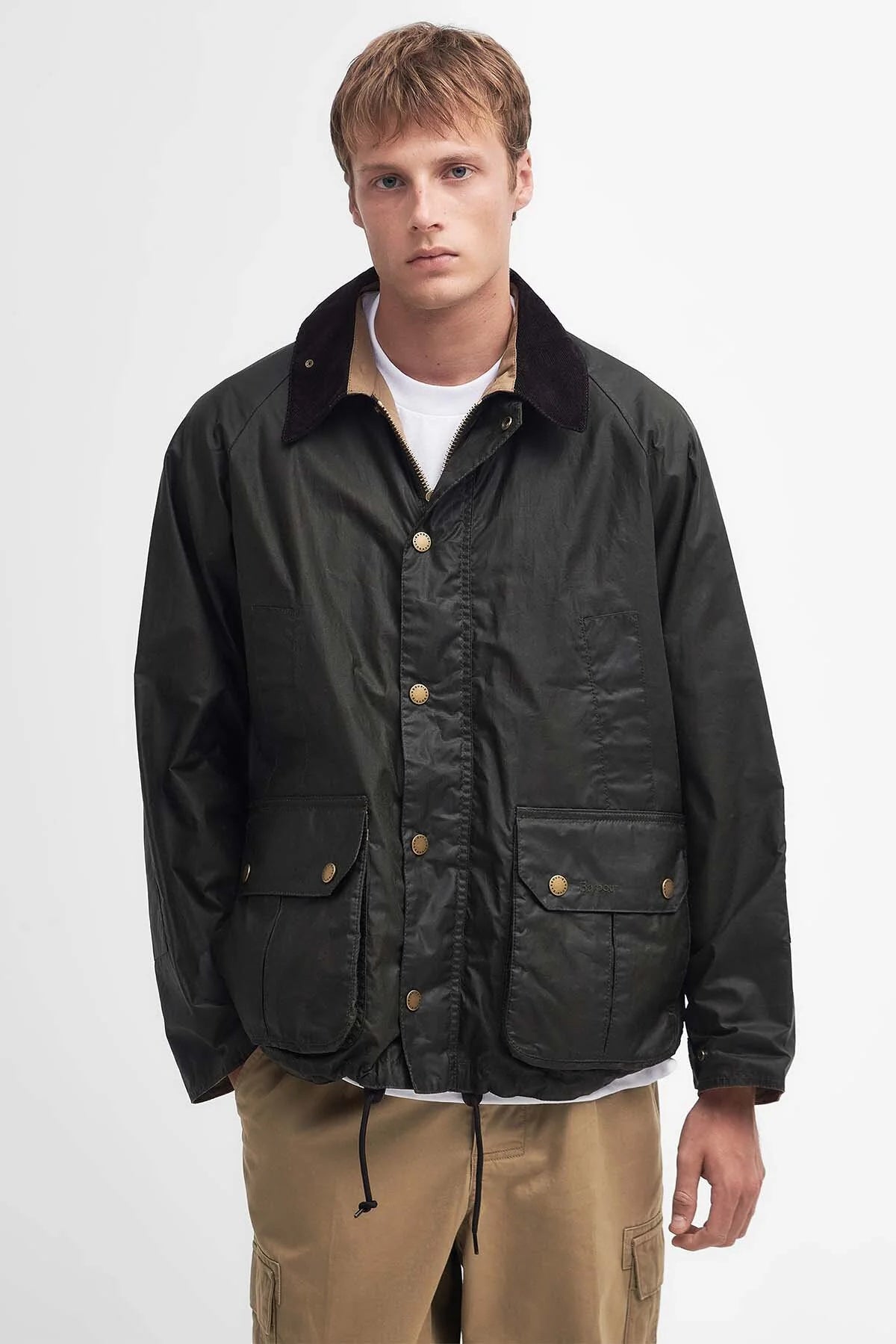 Deck Waxed Jacket - ARCHIVE OLIVE