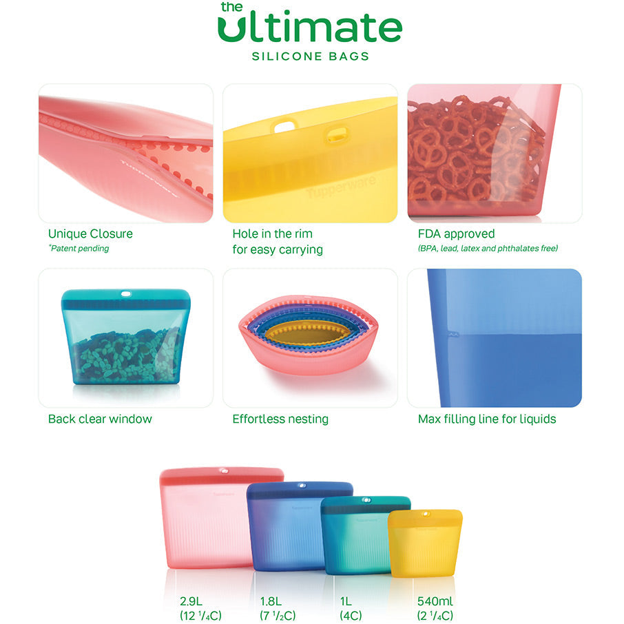 Ultimate Silicone StandUp Bag | Medium