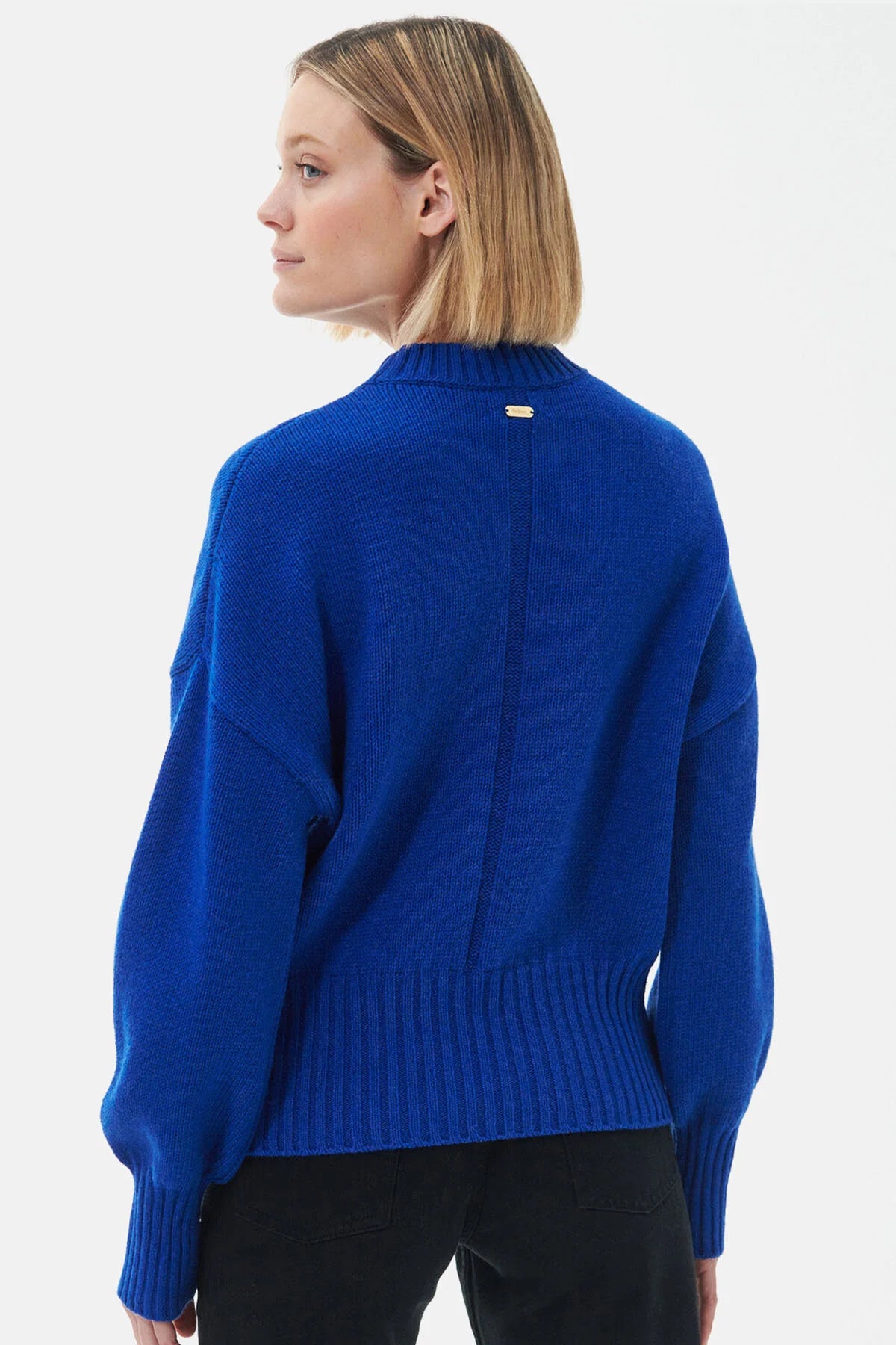Angelina Knitted Jumper - AZURE BLUE