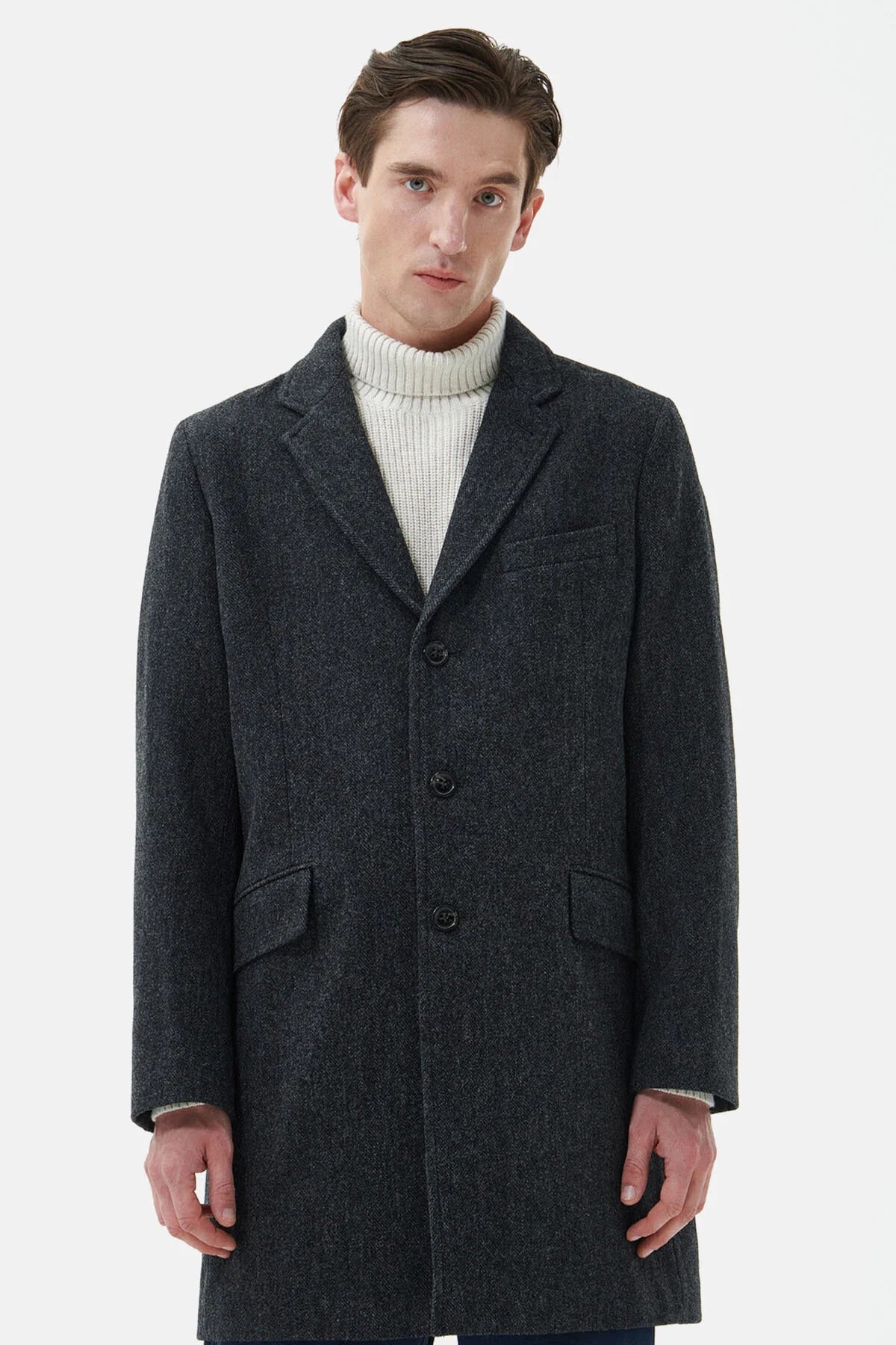 Harrow Wool Jacket - CHARCOAL
