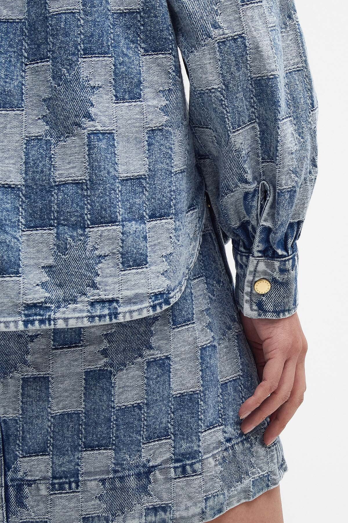 Bowhill Patchwork Denim Shirt - PATCHWORK DENIM
