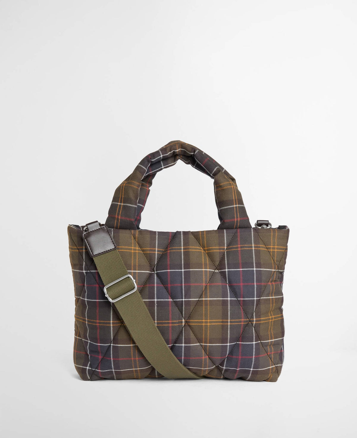 Barbour x A.P.C. Tartan Quilted Crossbody Bag