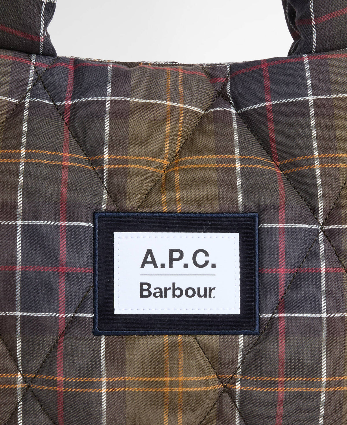 Barbour x A.P.C. Tartan Quilted Crossbody Bag