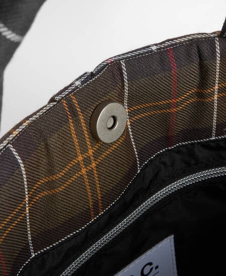 Barbour x A.P.C. Tartan Quilted Crossbody Bag