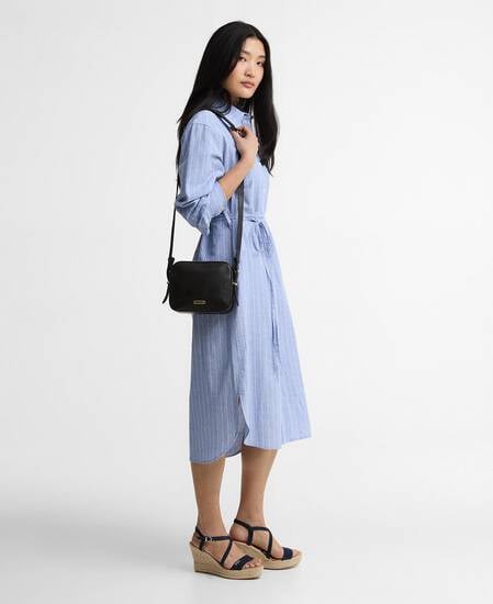 Avon Striped Shirt Dress