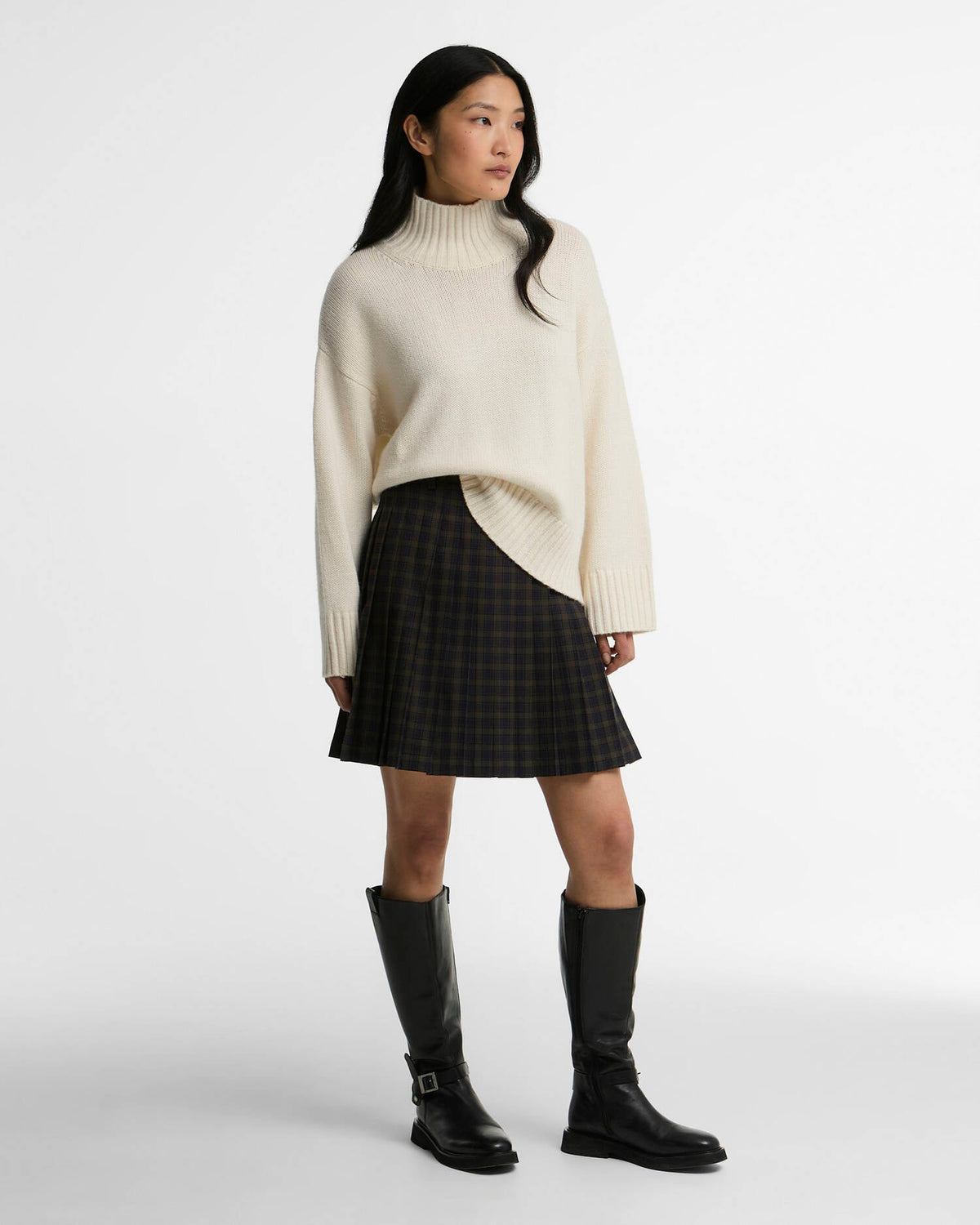 Woodhouse Cashmere-Blend Funnel Neck Jumper