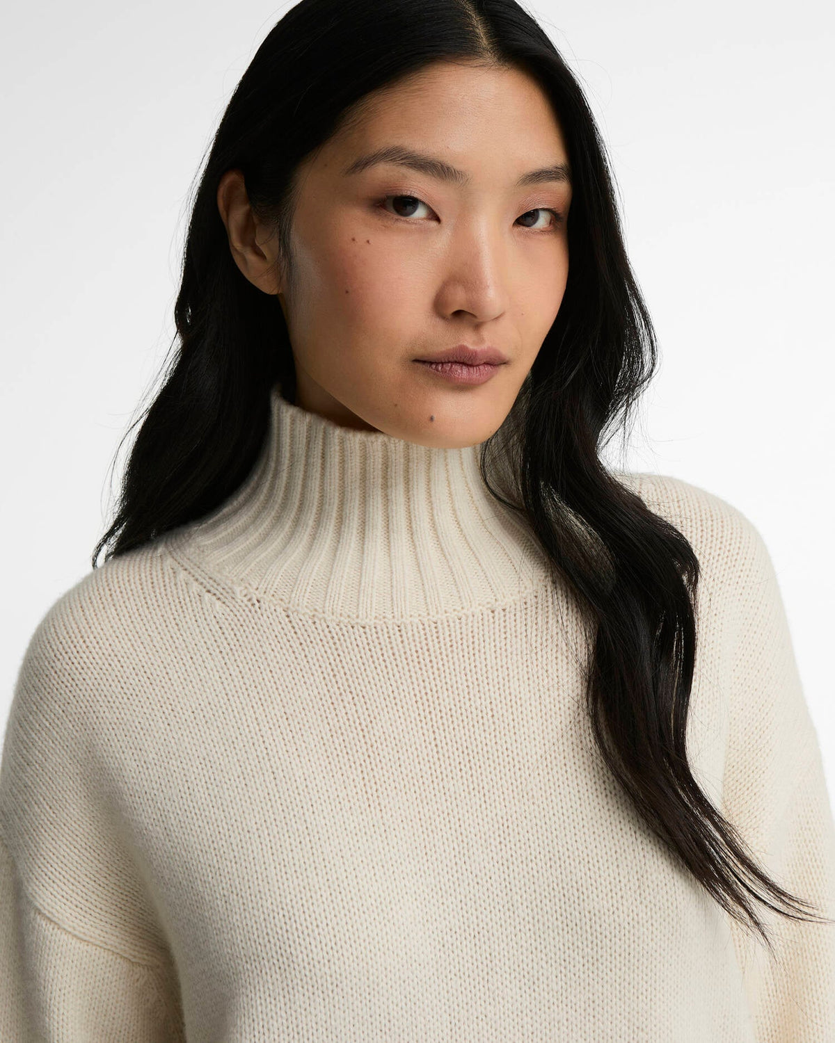 Woodhouse Cashmere-Blend Funnel Neck Jumper