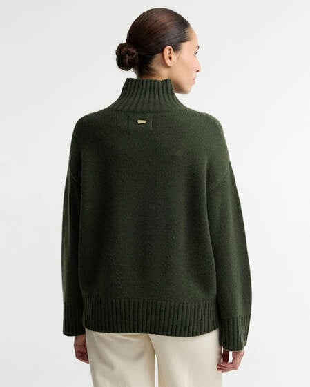 Woodhouse Cashmere-Blend Funnel Neck Jumper