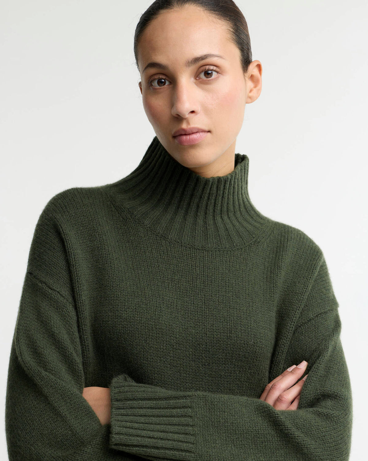 Woodhouse Cashmere-Blend Funnel Neck Jumper