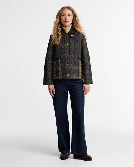 Tartan Reimagined Icons Tartan Cropped Liddesdale Quilted Jacket