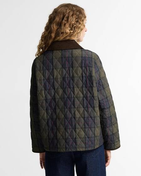 Tartan Reimagined Icons Tartan Cropped Liddesdale Quilted Jacket