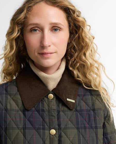 Tartan Reimagined Icons Tartan Cropped Liddesdale Quilted Jacket