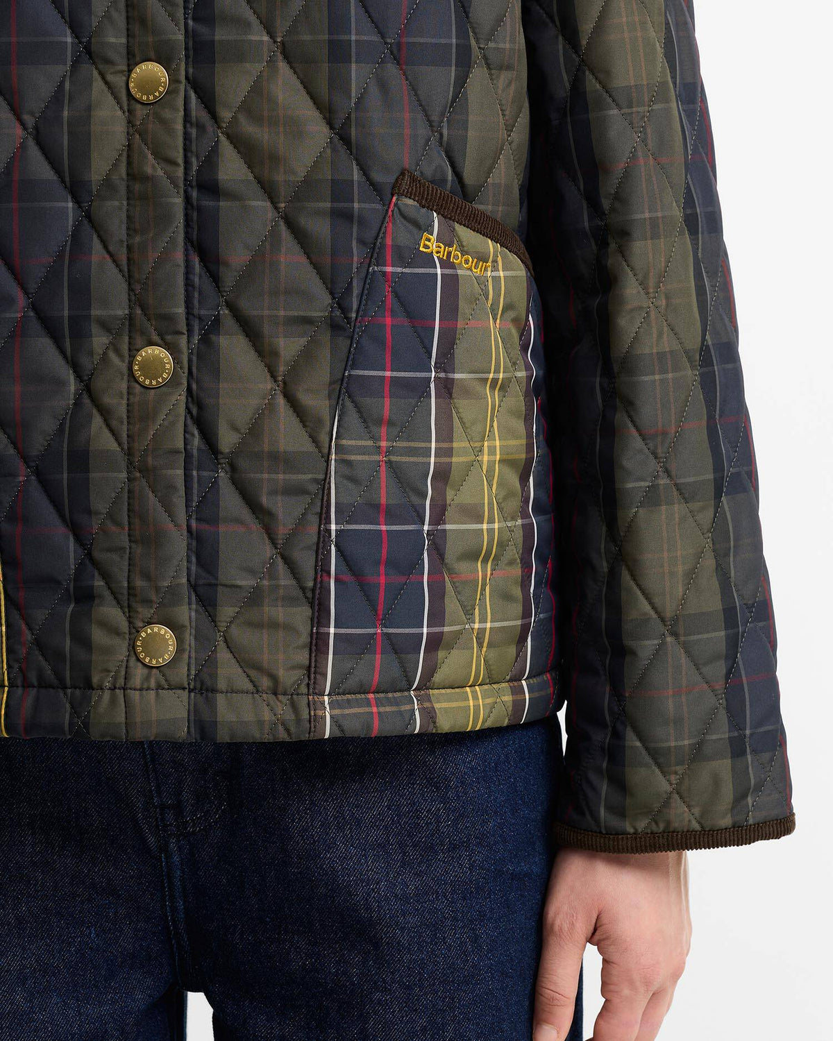 Tartan Reimagined Icons Tartan Cropped Liddesdale Quilted Jacket
