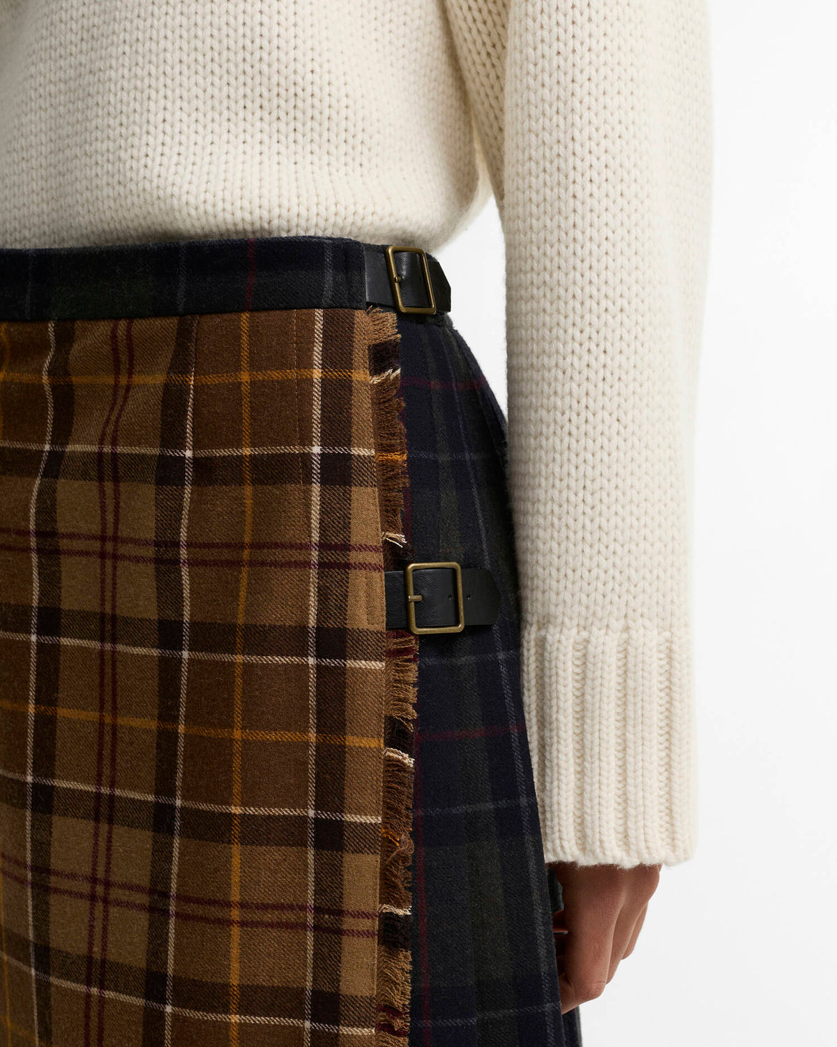 Hazelwood Tartan Midi Skirt