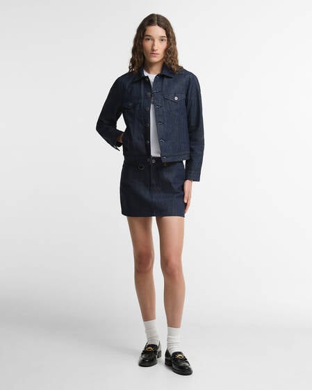 Barbour x A.P.C. Denim Mini Skirt