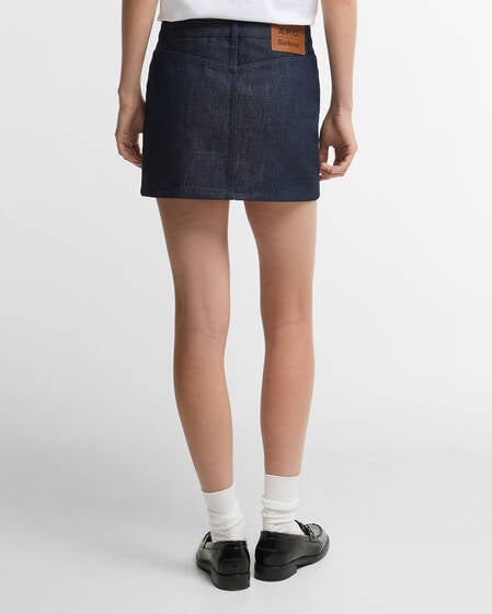 Barbour x A.P.C. Denim Mini Skirt